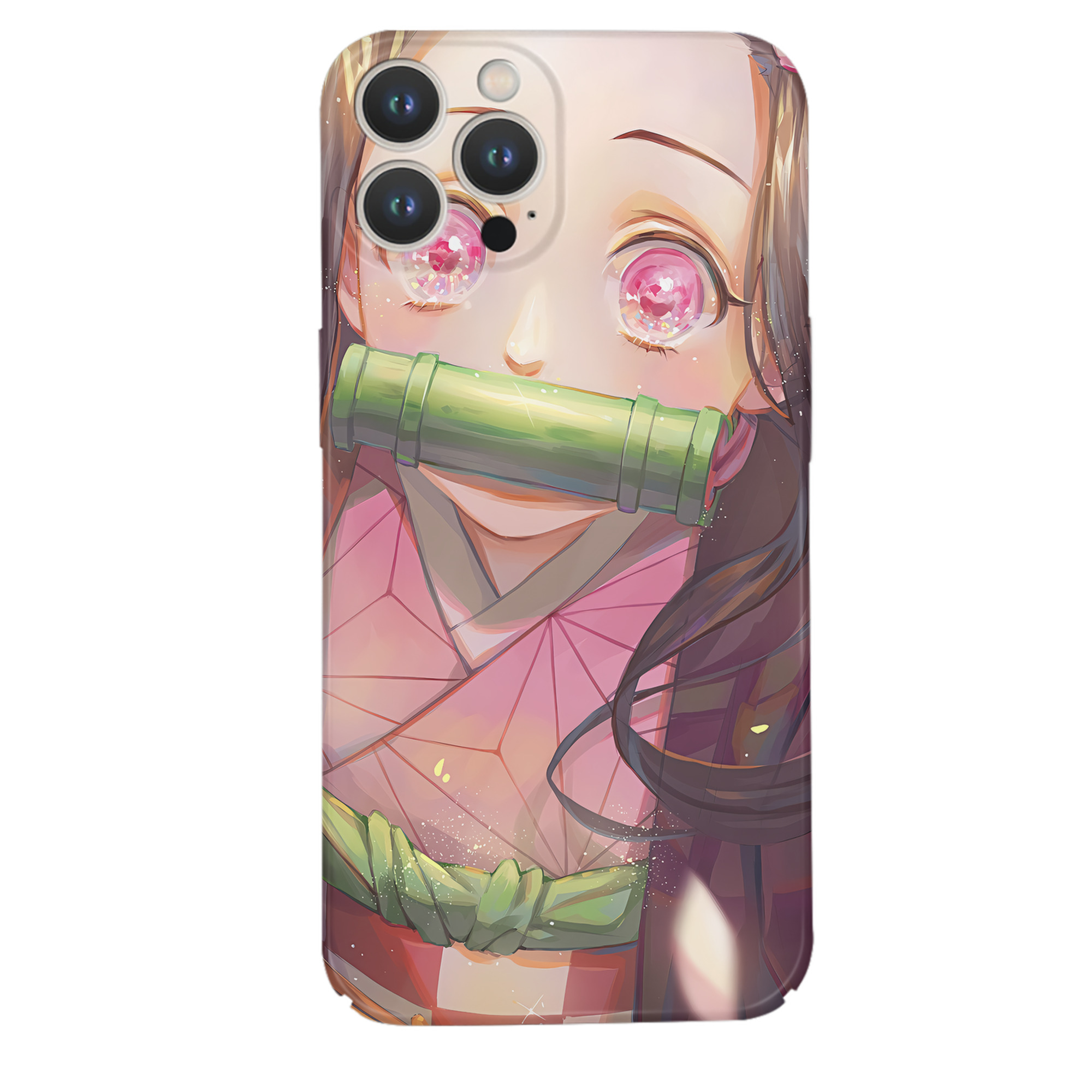 （画像用） 鬼滅の刃（きめつのやいば）竈門 禰󠄀豆子／かまど ねずこ Kamado Nezuko 【iPhone 14シリーズ対応】ハードケース